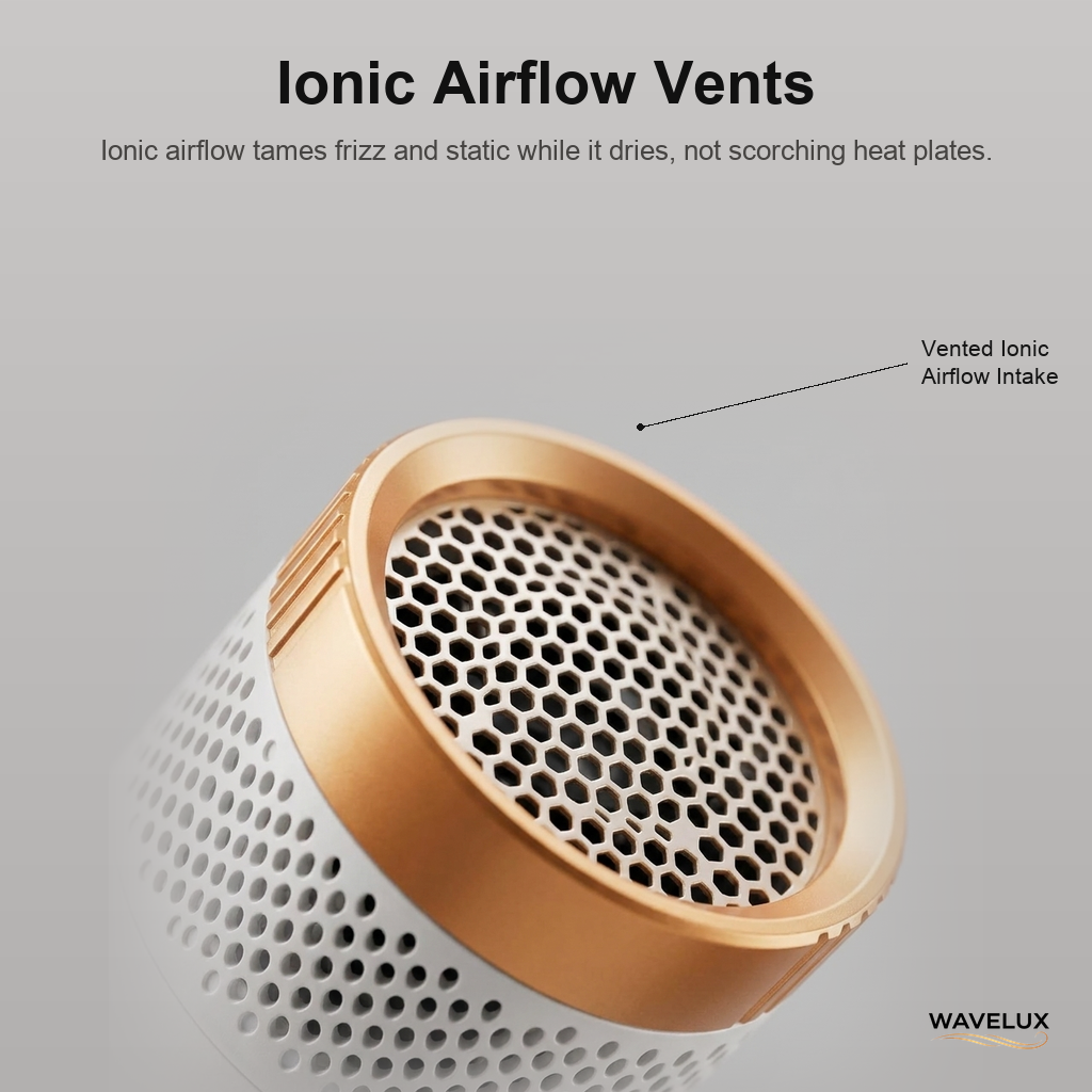 Ionic airflow vents close up